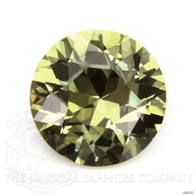 2.07 Ct. Yellowish Green Sapphire from Ceylon (Sri Lanka)