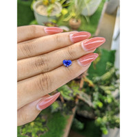 1.32 Ct. Blue Sapphire from Ceylon (Sri Lanka) Life Style
