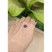 2.24 Ct. Pinkish Purple Sapphire from Ceylon (Sri Lanka) Life Style