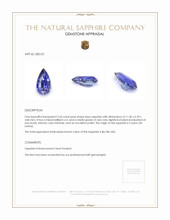 2.64 Ct. Blue Sapphire from Ceylon (Sri Lanka) Appraisal
