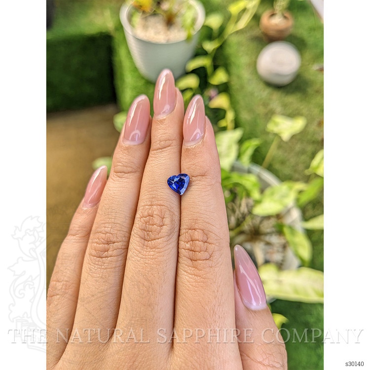 1.72 Ct. Blue Sapphire from Ceylon (Sri Lanka)