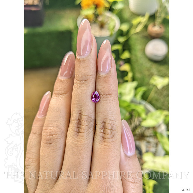 1.06 Ct. Pinkish Purple Sapphire from Ceylon (Sri Lanka)