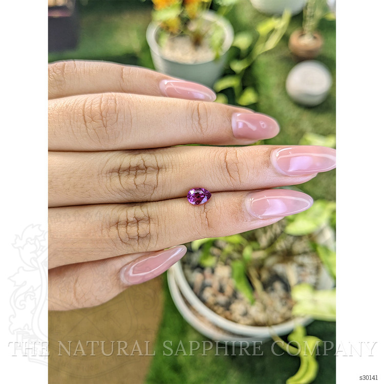 1.06 Ct. Pinkish Purple Sapphire from Ceylon (Sri Lanka)