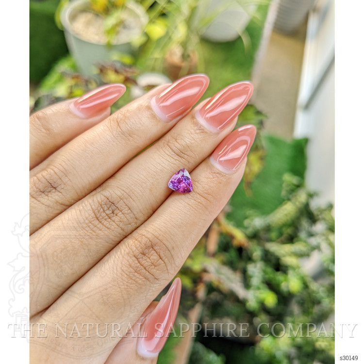 1.21 Ct. Purplish Pink Sapphire from Ceylon (Sri Lanka)