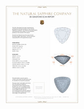 1.21 Ct. Purplish Pink Sapphire from Ceylon (Sri Lanka) 3 D Scan Report