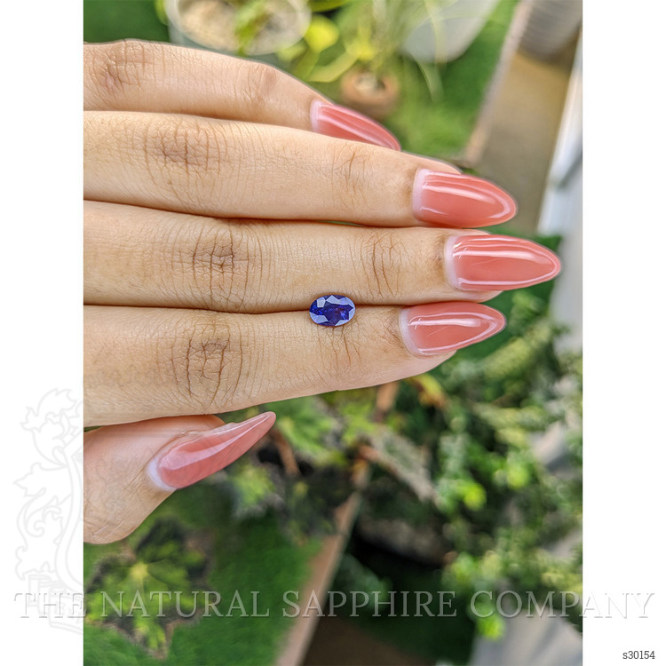 1.09 Ct. Bluish Purple Sapphire from Ceylon (Sri Lanka)