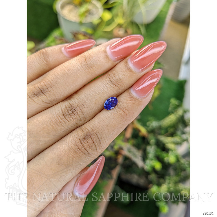 1.09 Ct. Bluish Purple Sapphire from Ceylon (Sri Lanka)