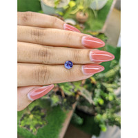 1.23 Ct. Blue Sapphire from Ceylon (Sri Lanka) Life Style