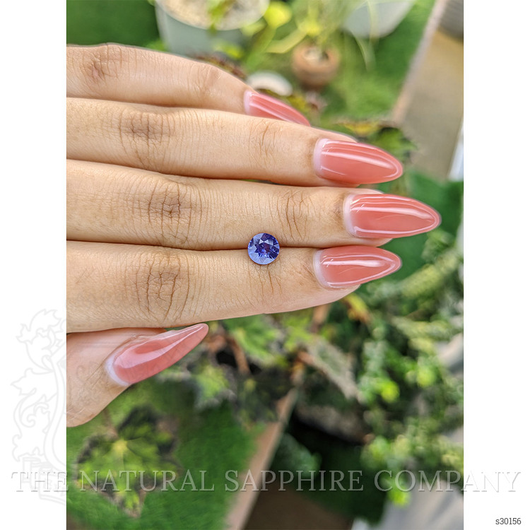 1.23 Ct. Blue Sapphire from Ceylon (Sri Lanka)