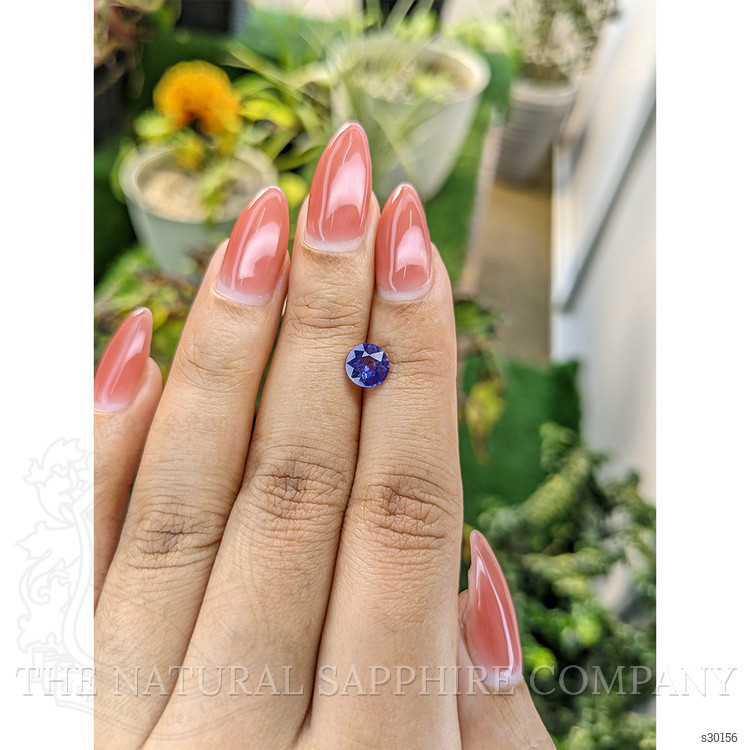 1.23 Ct. Blue Sapphire from Ceylon (Sri Lanka)