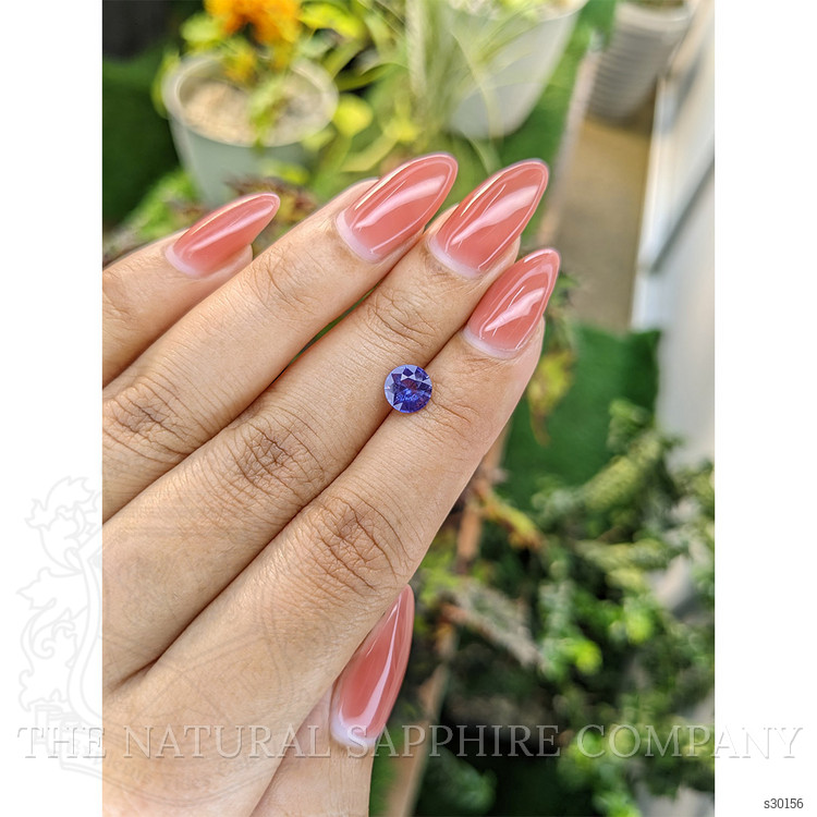 1.23 Ct. Blue Sapphire from Ceylon (Sri Lanka)