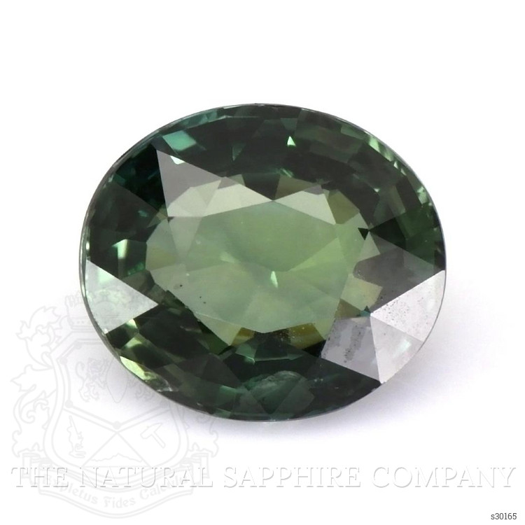 2.01 Ct. Green Sapphire from Ceylon (Sri Lanka)