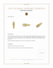 6.59 Ct. Yellow Rough Sapphire from Ceylon (Sri Lanka) Appraisal