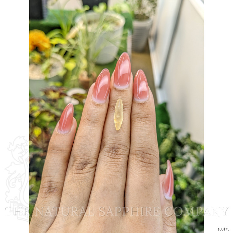 3.75 Ct. Yellow Sapphire Crystal from Ceylon (Sri Lanka)