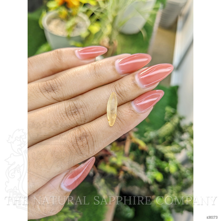 3.75 Ct. Yellow Sapphire Crystal from Ceylon (Sri Lanka)