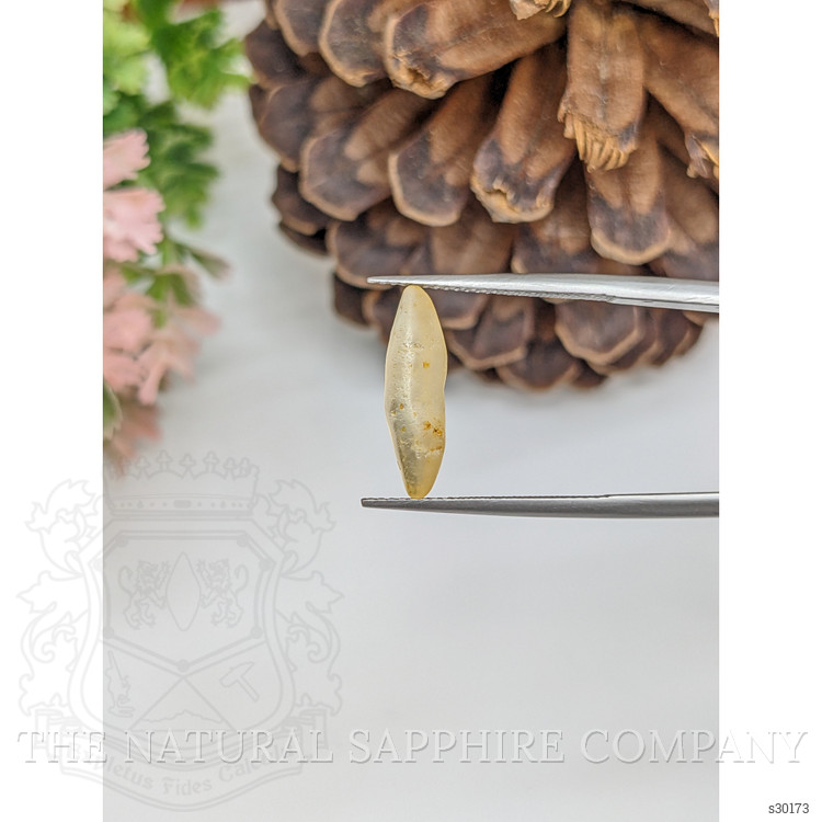 3.75 Ct. Yellow Sapphire Crystal from Ceylon (Sri Lanka)