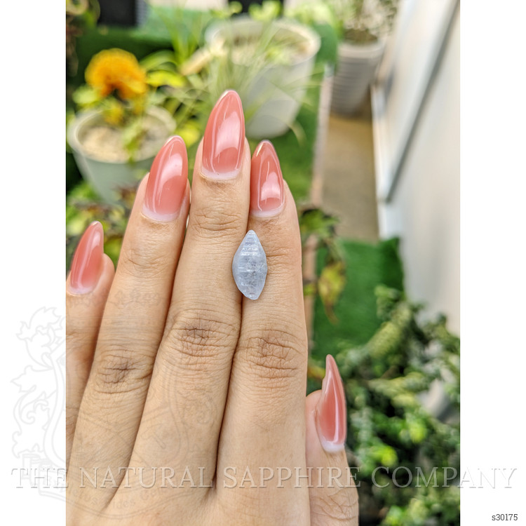 6.13 Ct. Blue Sapphire Crystal from Ceylon (Sri Lanka)