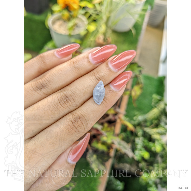 6.13 Ct. Blue Sapphire Crystal from Ceylon (Sri Lanka)