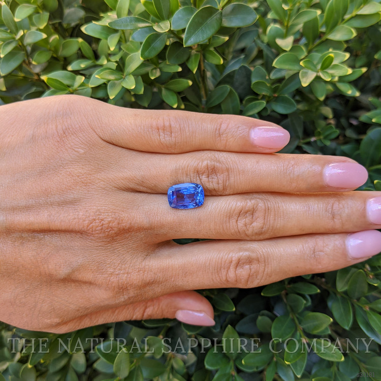 6.36 Ct. Blue Sapphire from Ceylon (Sri Lanka)