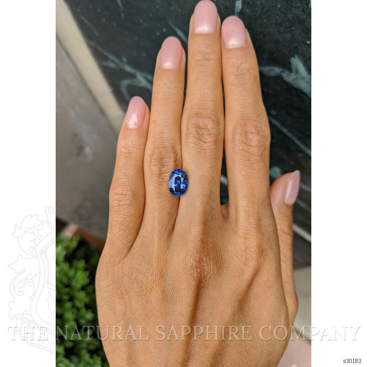 3.53 Ct. Blue Sapphire from Ceylon (Sri Lanka)