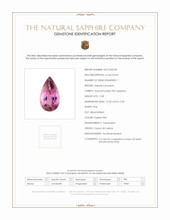 5.08 Ct. Purplish Pink Sapphire from Ceylon (Sri Lanka) Scan Report
