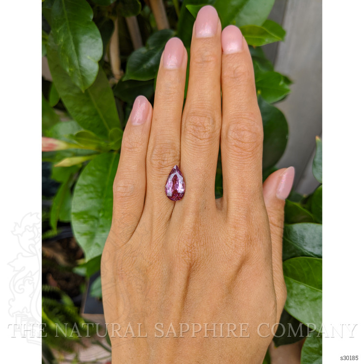 5.08 Ct. Purplish Pink Sapphire from Ceylon (Sri Lanka)