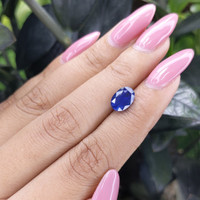 2.65 Ct. Blue Sapphire from Ceylon (Sri Lanka) Life Style