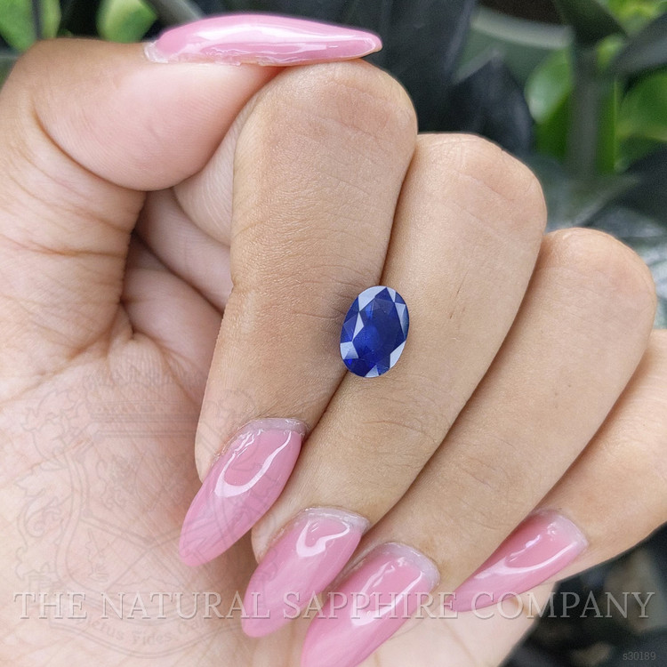 2.65 Ct. Blue Sapphire from Ceylon (Sri Lanka)