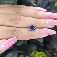 2.65 Ct. Blue Sapphire from Ceylon (Sri Lanka) Life Style