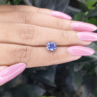 2.02 Ct. Blue Sapphire from Ceylon (Sri Lanka) Life Style