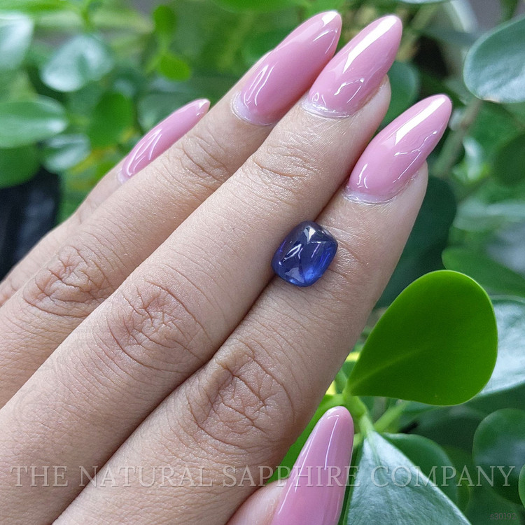 3.40 Ct. Blue Cabochon Sapphire from Tanzania