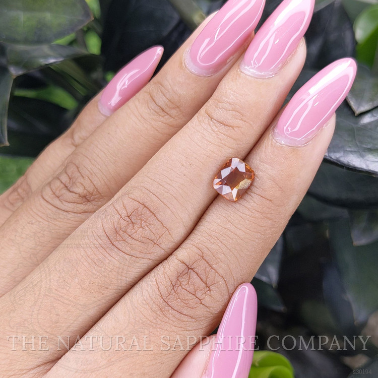 2.10 Ct. Orangish Brown Sapphire from Ceylon (Sri Lanka)