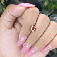 2.10 Ct. Orangish Brown Sapphire from Ceylon (Sri Lanka) Life Style