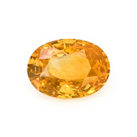 7.09 Ct. Yellowish Orange Sapphire from Ceylon (Sri Lanka) Video