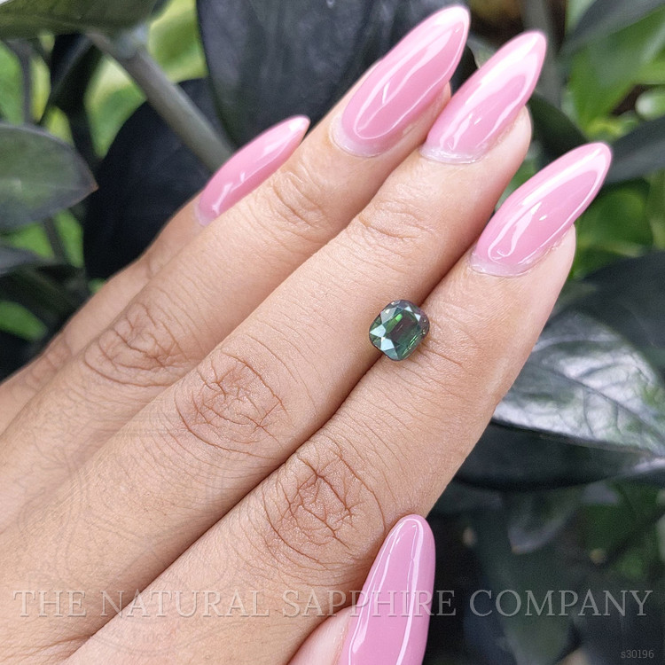 2.04 Ct. Bluish Green Sapphire from Tanzania