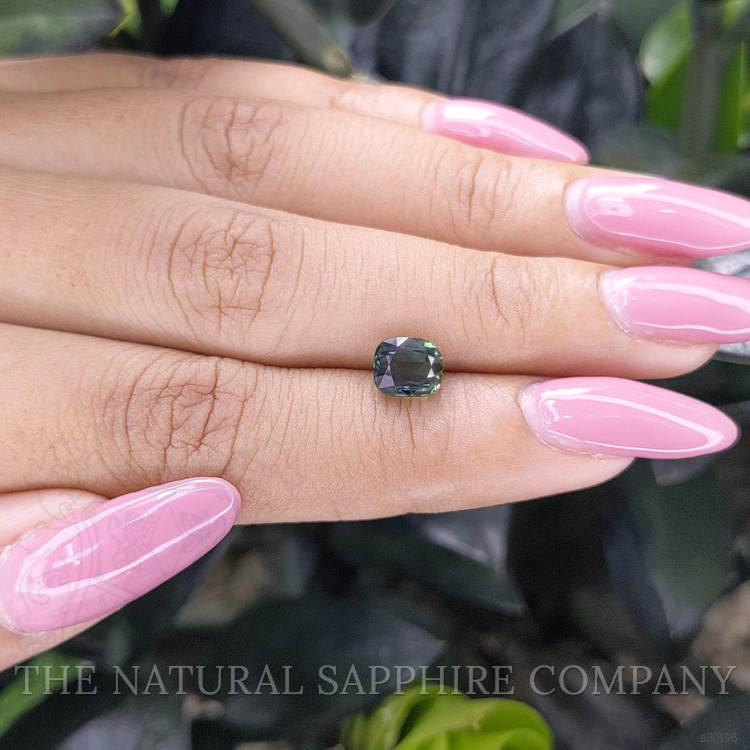 2.04 Ct. Bluish Green Sapphire from Tanzania