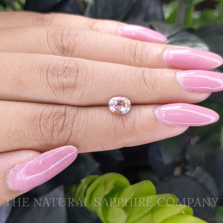 1.36 Ct. Peach Sapphire from Ceylon (Sri Lanka)