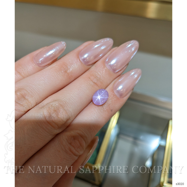 4.22 Ct. Pink Star Sapphire from Ceylon (Sri Lanka)