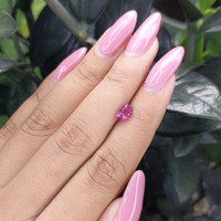 1.14 Ct. Purplish Pink Sapphire from Mozambique Life Style