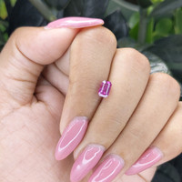 1.14 Ct. Purplish Pink Sapphire from Mozambique Life Style