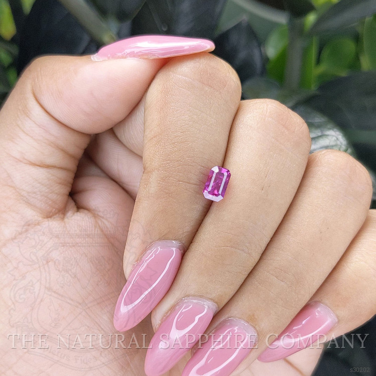 1.14 Ct. Purplish Pink Sapphire from Mozambique