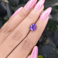 3.07 Ct. Bluish Purple Sapphire from Ceylon (Sri Lanka) Life Style