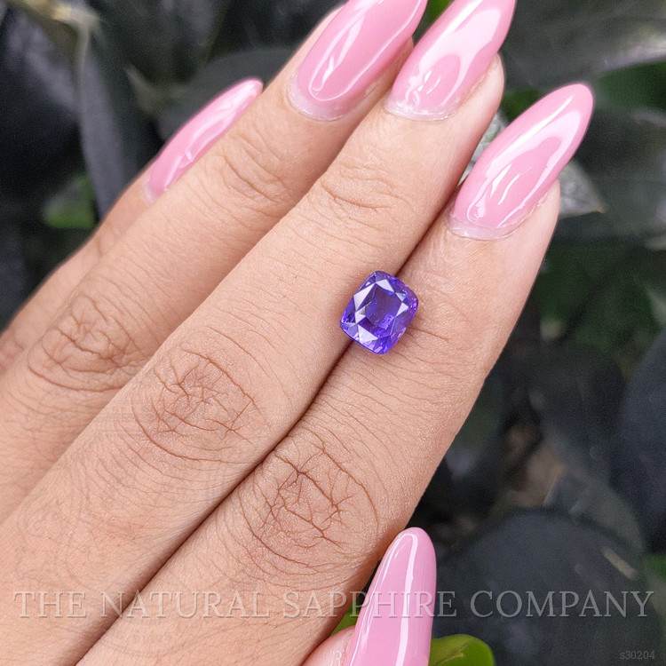 3.07 Ct. Bluish Purple Sapphire from Ceylon (Sri Lanka)