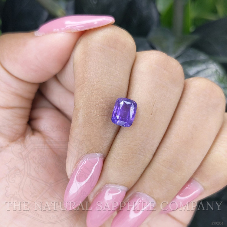 3.07 Ct. Bluish Purple Sapphire from Ceylon (Sri Lanka)