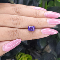 3.07 Ct. Bluish Purple Sapphire from Ceylon (Sri Lanka) Life Style