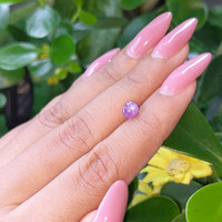 1.23 Ct. Purple Star Sapphire from Ceylon (Sri Lanka) Life Style