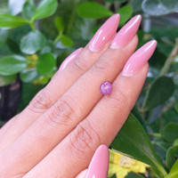 1.32 Ct. Pinkish Purple Star Sapphire from Ceylon (Sri Lanka) Life Style