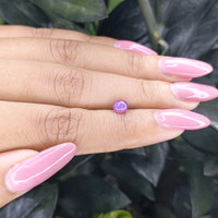 0.83 Ct. Purple Star Sapphire from Ceylon (Sri Lanka) Life Style