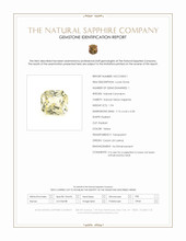 1.94 Ct. Yellow Sapphire from Ceylon (Sri Lanka) Scan Report