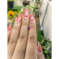 0.65 Ct. Purplish Pink Sapphire from Ceylon (Sri Lanka) Life Style